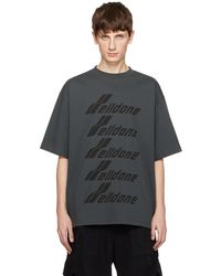 we11done - Gray Printed T-shirt - Lyst