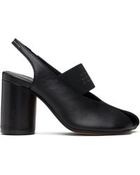 MM6 by Maison Margiela - Anatomic Numeric Slingback Heels - Lyst