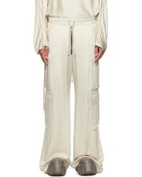 Rick Owens - Off- Hollywood Cargobelas Cargo Pants - Lyst
