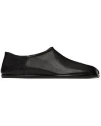 Maison Margiela - Tabi Leather Slip-on Shoes - Lyst
