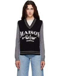MM6 by Maison Margiela - Jacqard Stole Top - Lyst
