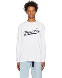 Moncler - Logo-print Long-sleeve Cotton T-shirt X - Lyst