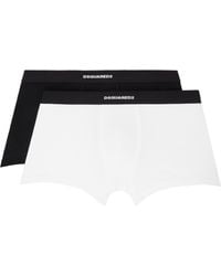 DSquared² - Two-Pack & Stretch Cotton Boxer Briefs - Lyst
