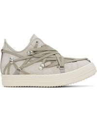Rick Owens - Hollywood Megalace Low Sneaks Sneakers - Lyst