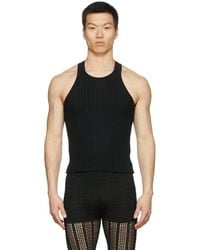Dion Lee - Cotton Rib Knit Buckle Tank Top - Lyst
