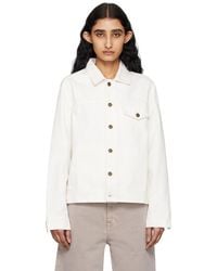 Carter Young - Ssense Exclusive Arch Denim Jacket - Lyst