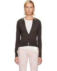 Simone Rocha - Classic Merino Silk Cardigan - Lyst