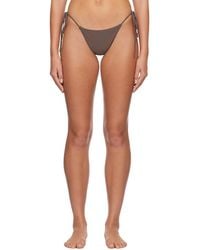Magda Butrym - String Tie Bikini Bottoms - Lyst