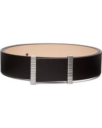 Paul Smith - Stripe Buckle Belt - Lyst