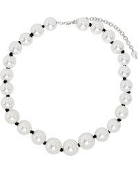 NUMBERING - Knotted Pearl Necklace - Lyst