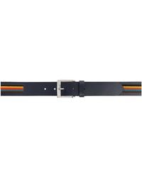 Paul Smith Ceinture bleu marine Bright Stripe