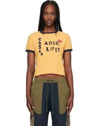 ANDERSSON BELL - 'Adsb' Flocking Baby Ringer T-Shirt - Lyst