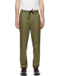 HUGO - Khaki Slim-Fit Trousers - Lyst