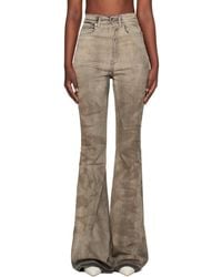 Rick Owens - Temple Bolan Bootcut Jeans - Lyst