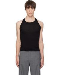 AARON ESH - Jersey Satin Trim Tank Top - Lyst
