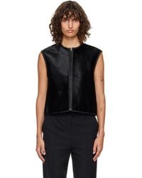 Loulou de Saison - Ampas Pony-Effect Leather Vest - Lyst