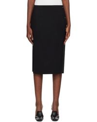 Courreges - Oblique Tailored Midi Skirt - Lyst