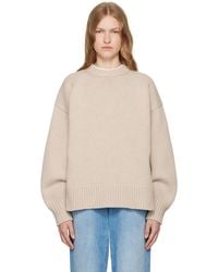 The Row - Heavyweight Wool-Cashmere Crewneck Sweater - Lyst