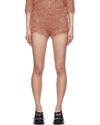 Simone Rocha - Tinsel Knit Shorts - Lyst