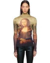 Jean Paul Gaultier 'the Mona Lisa' Turtleneck - Natural