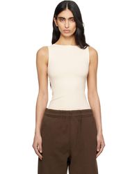 Entire studios - Off- Boat Neck Top - Lyst