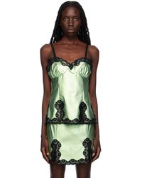 Anna Sui - Metallic Faux-leather Camisole - Lyst