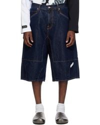 PDF - Positano Denim Shorts - Lyst