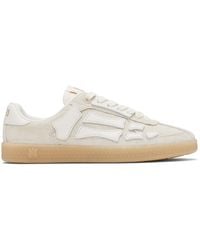 Amiri - Off- Croc Debossed Pacific Bones Sneakers - Lyst