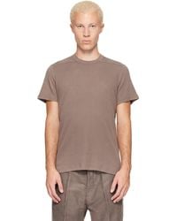 Rick Owens - Taupe Tower Short Level T-shirt - Lyst