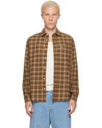 Lacoste - Regular Fit Plaid Flannel Shirt - Lyst