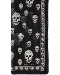 McQueen - Skull Bandana - Lyst