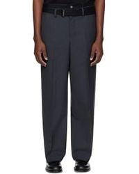 Sacai - Suiting & Denim Trousers - Lyst