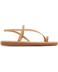 Ancient Greek Sandals - Sandales euterpe brun clair - Lyst