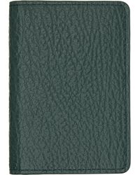Maison Margiela - Porte-Carte Vert À Ornement Cousu Emblématique - Lyst