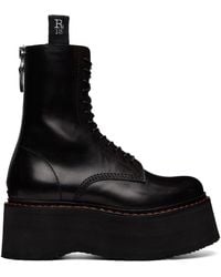 R13 - Double Stack Boots - Lyst