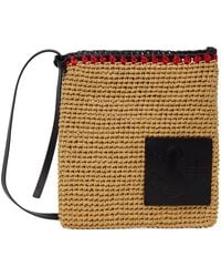 Jil Sander - Beige Crochet Crossbody Bag - Lyst