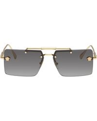 Versace - Medusa Sunglasses - Lyst