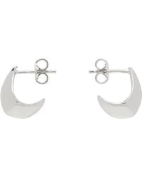 Lemaire - Silver Micro Drop Earrings - Lyst