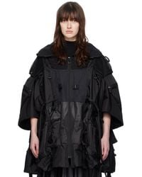 Junya Watanabe - Black Paneled Coat - Lyst