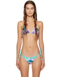 Miaou - Blue Kauai Bikini Top - Lyst