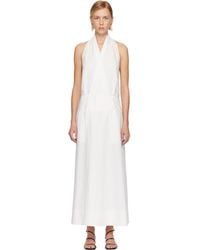 St. Agni - Halter Wrap Midi Dress - Lyst
