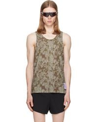 Satisfy - Khaki Space‑O Singlet Tank Top - Lyst