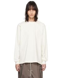 Rick Owens - Off-white Crewneck Sweatshirt - Lyst
