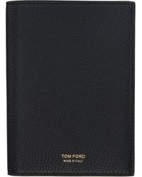 Tom Ford - Soft Grain Leather T Line Passport Holder - Lyst