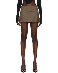 BONBOM - Pleated Miniskirt - Lyst