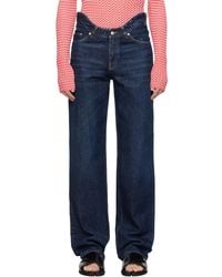 Jean Paul Gaultier - 'The Curved Denim' Jeans - Lyst