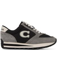 COACH - Black Runner Sneakers - Lyst