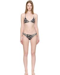 Tom Ford - Bikini Triangulaire Noir Et Blanc - Lyst