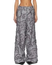 Ganni - Fil Coupe Big Pleat Trousers - Lyst