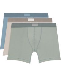 Skims - Three-Pack Cotton 5 Boxer Briefs - Lyst